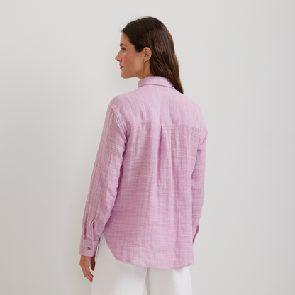 Eddie Bauer Women's Cotton Slub Long-Sleeve Shirt alternate view 5