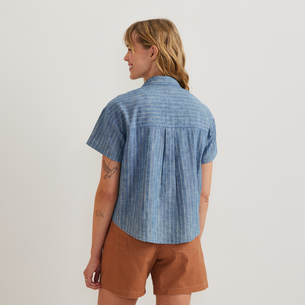 Eddie Bauer Women's Destination Utility Shirt - Stripe alternate view 1