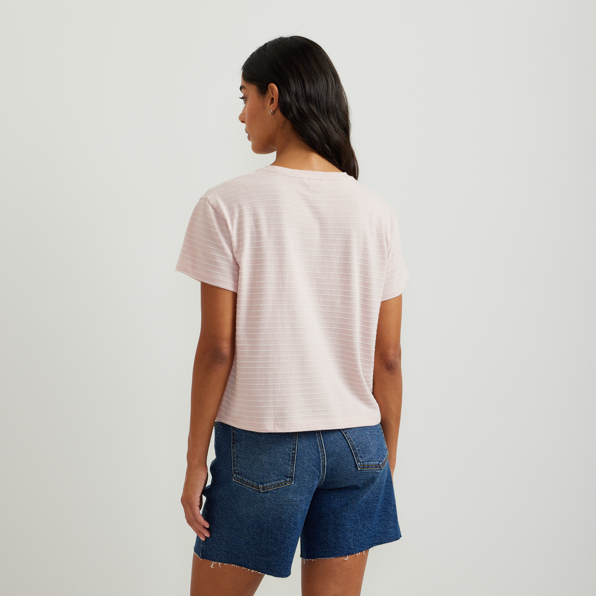 Eddie Bauer Women's Lightwave Short-Sleeve T-Shirt - Stripe alternate view 5