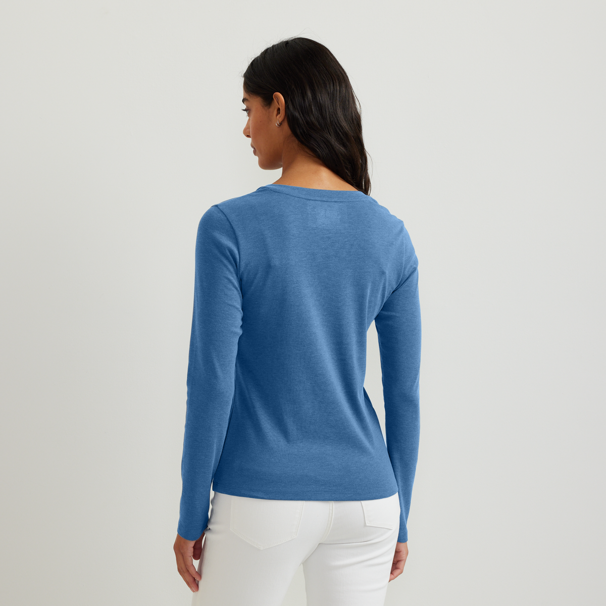 Eddie Bauer Women's Everyday Long-Sleeve V-Neck T-Shirt alternate view 5