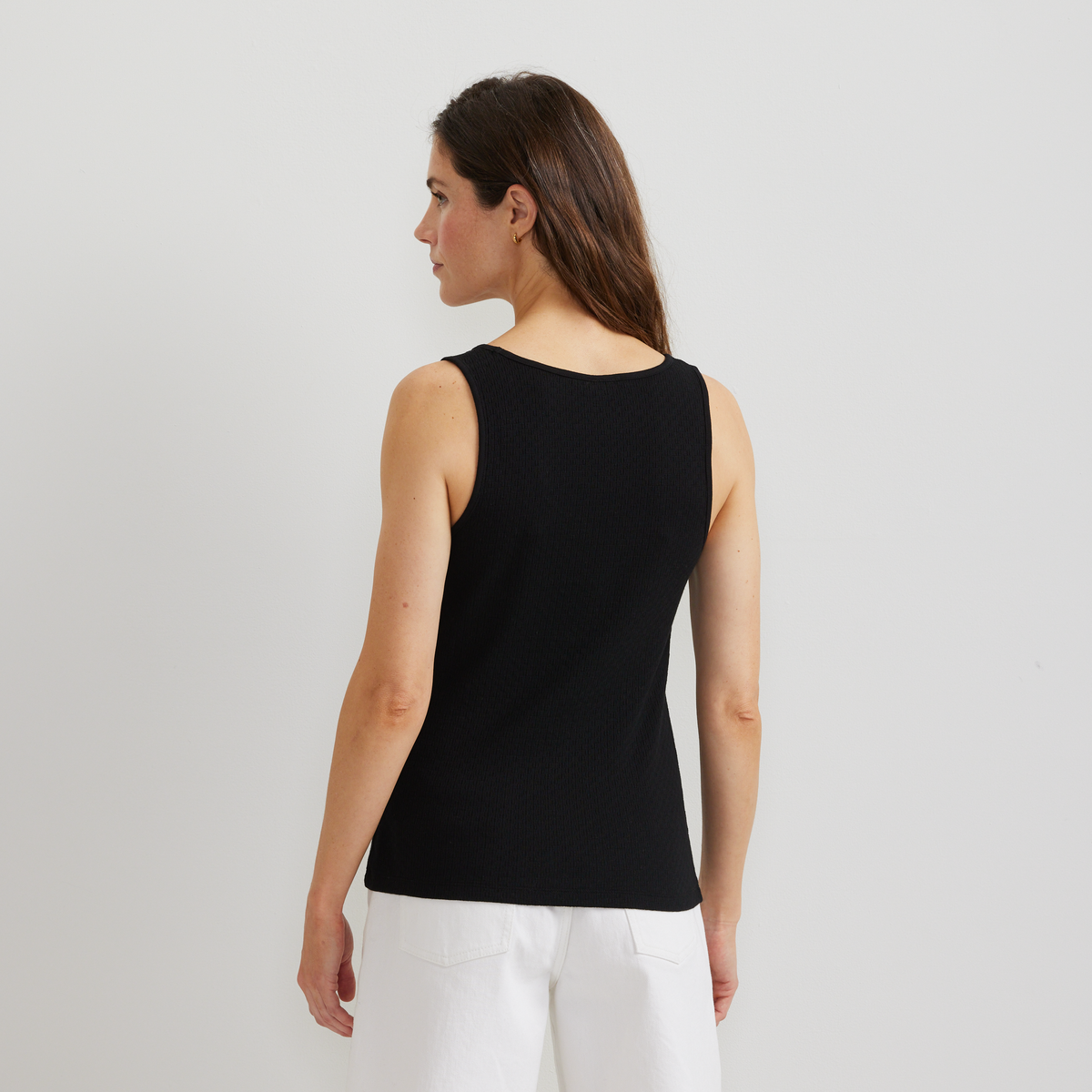 Eddie Bauer Women's Pointelle Dobby Tank alternate view 3