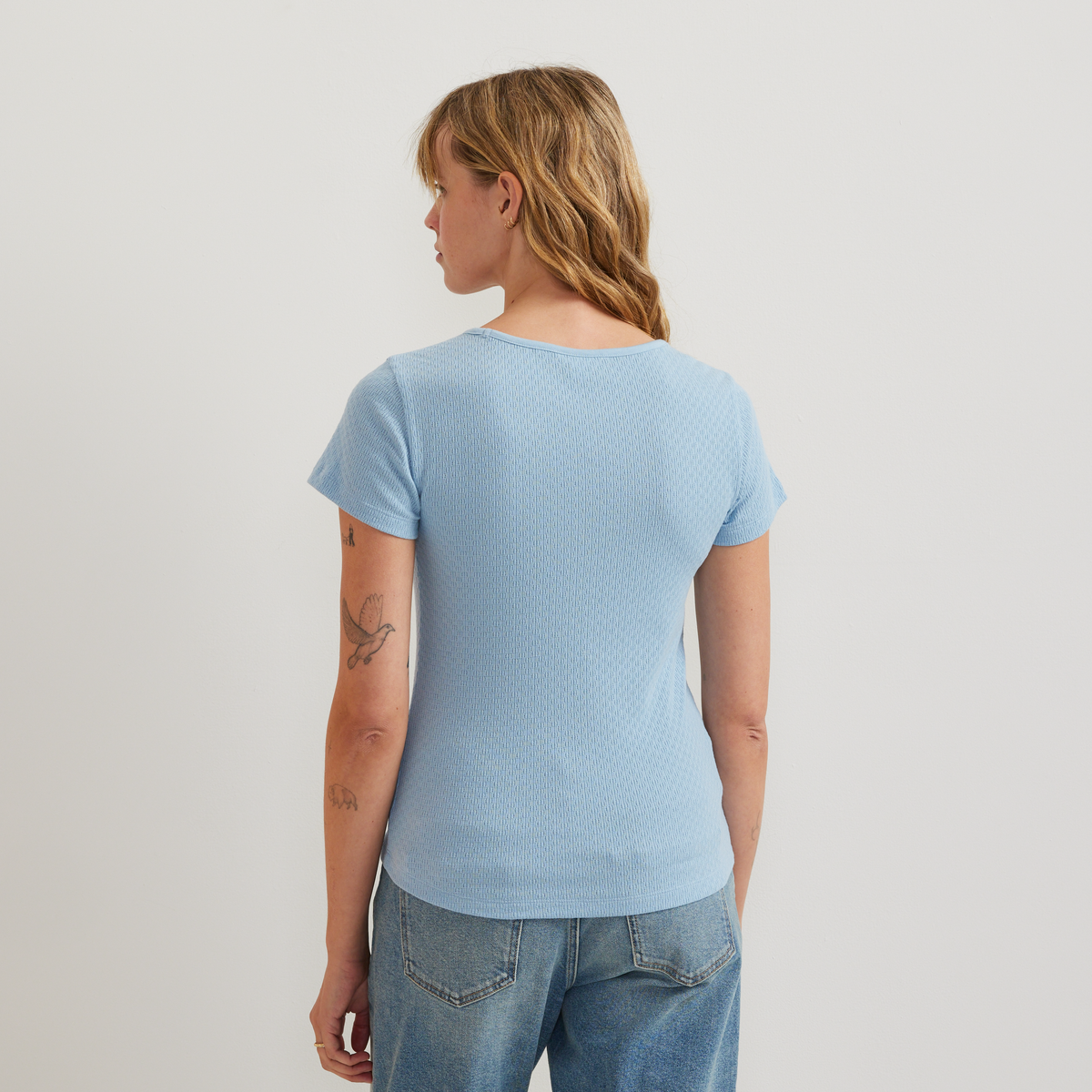 Eddie Bauer Women's Pointelle Dobby Shirt alternate view 1