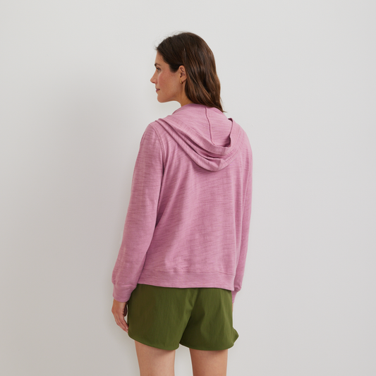 Eddie Bauer Women's Waverly Cotton Slub Full-Zip Sweatshirt alternate view 1
