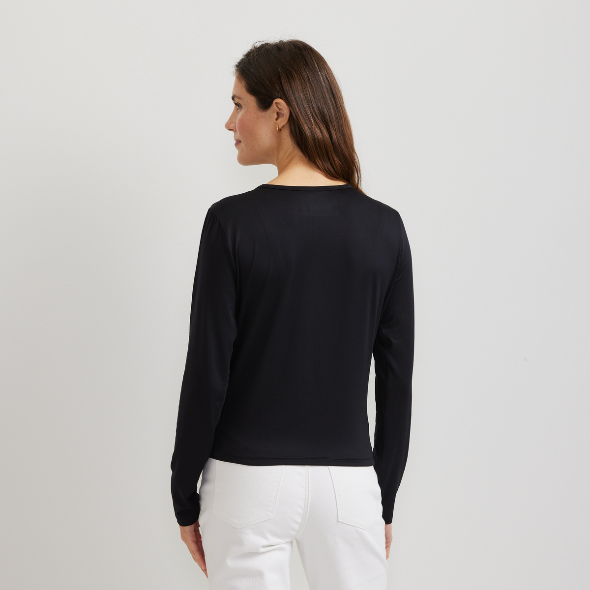 Eddie Bauer Women's Surreal Wrap-Front Travel T-Shirt alternate view 3