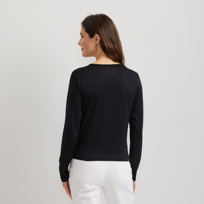 Eddie Bauer Women's Surreal Wrap-Front Travel T-Shirt alternate view 3