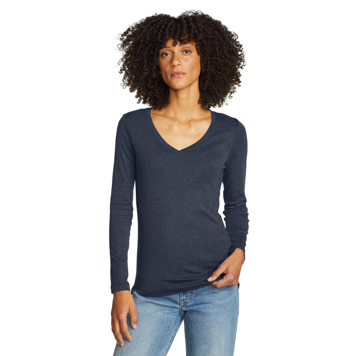 Eddie Bauer Women's Fav Long-Sleeve V-Neck T-Shirt alternate view 4