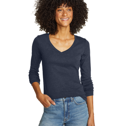 Eddie Bauer Women's Fav Long-Sleeve V-Neck T-Shirt alternate view 5