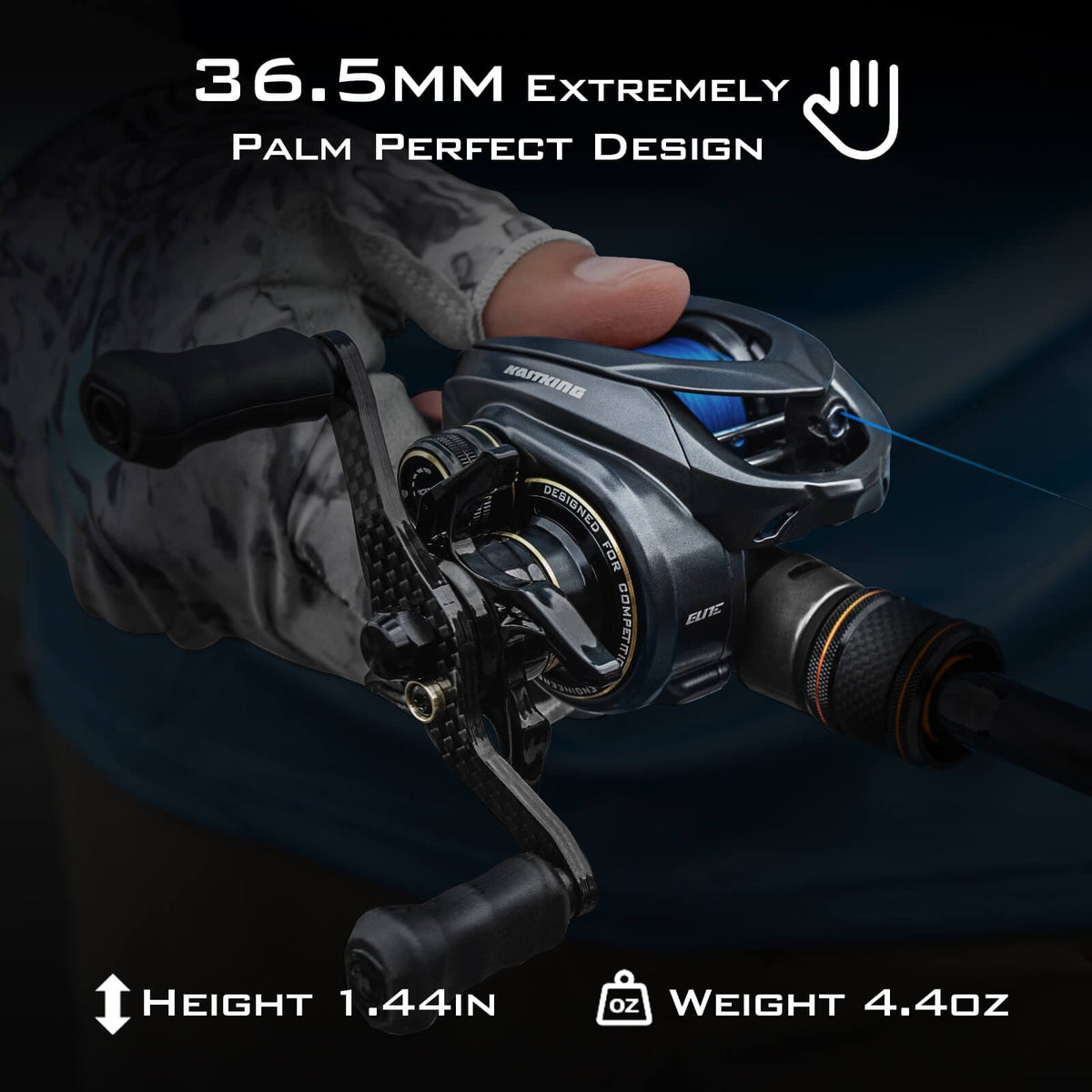 KastKing Kestrel Elite Magnesium Frame BFS Finesse Baitcasting Reel product image 5