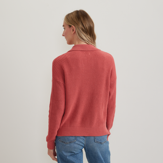 Eddie Bauer Women's Johnny Collar Polo Sweater alternate view 1