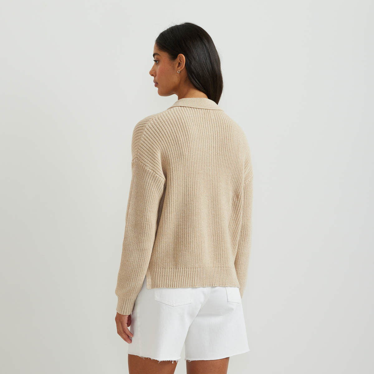 Eddie Bauer Women's Johnny Collar Polo Sweater alternate view 3