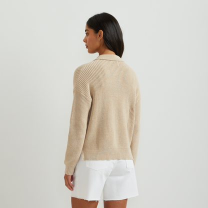 Eddie Bauer Women's Johnny Collar Polo Sweater alternate view 3