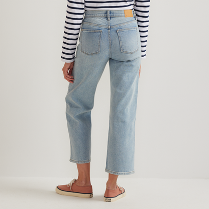 Eddie Bauer Women's Authentic Everyday High-Rise Cropped Jeans alternate view 3