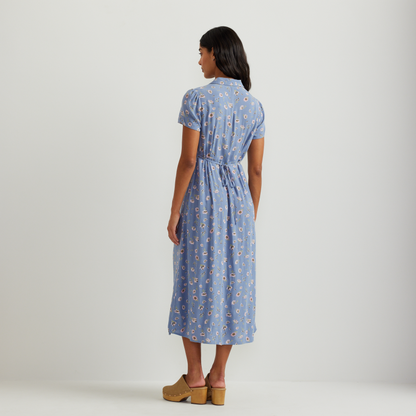Eddie Bauer Women's Camp Collar Short-Sleeve Midi Dress alternate view 1