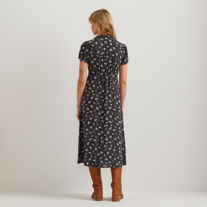 Eddie Bauer Women's Camp Collar Short-Sleeve Midi Dress alternate view 3