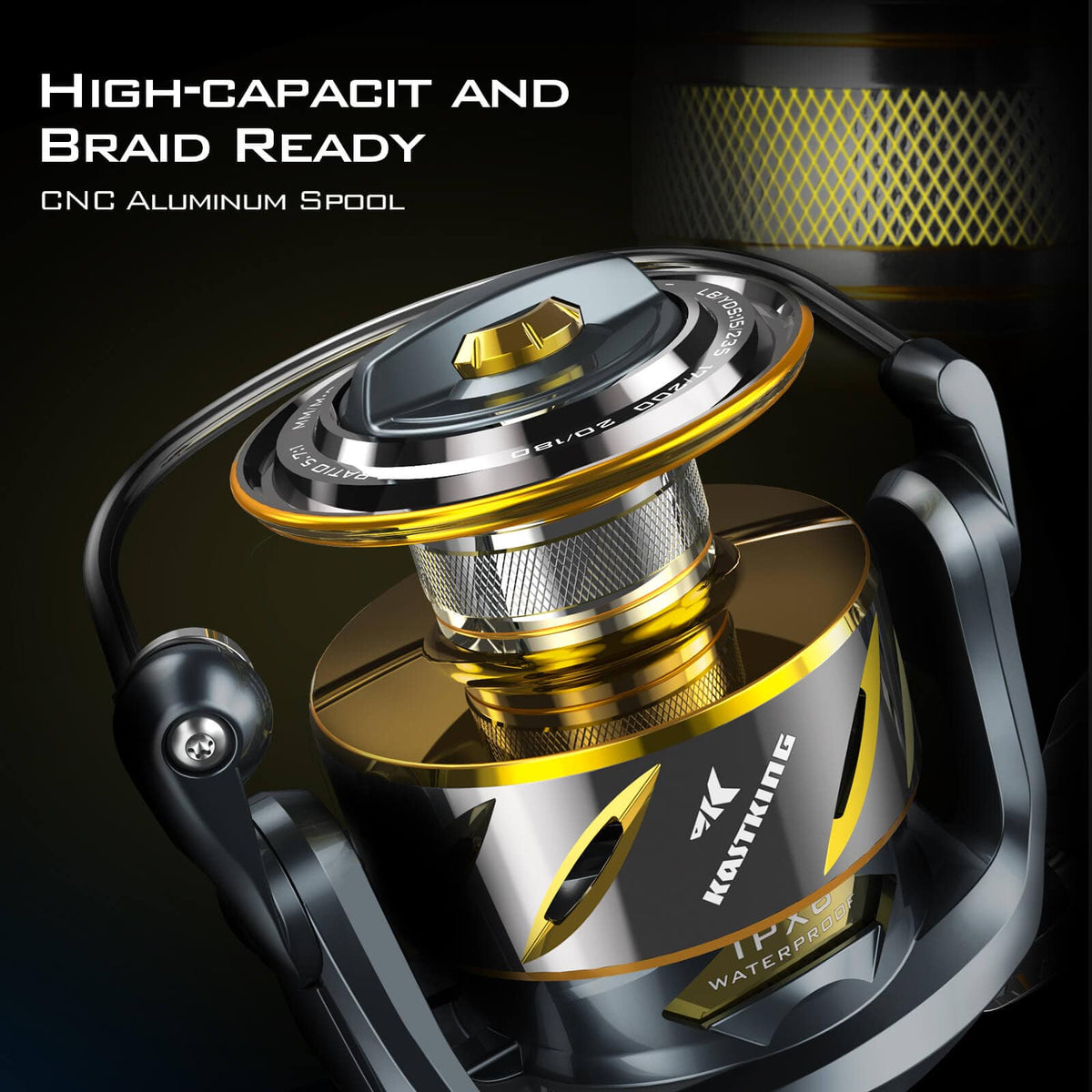 KastKing Kapstan Elite & Kong Saltwater Spinning Reel Combo product image 5