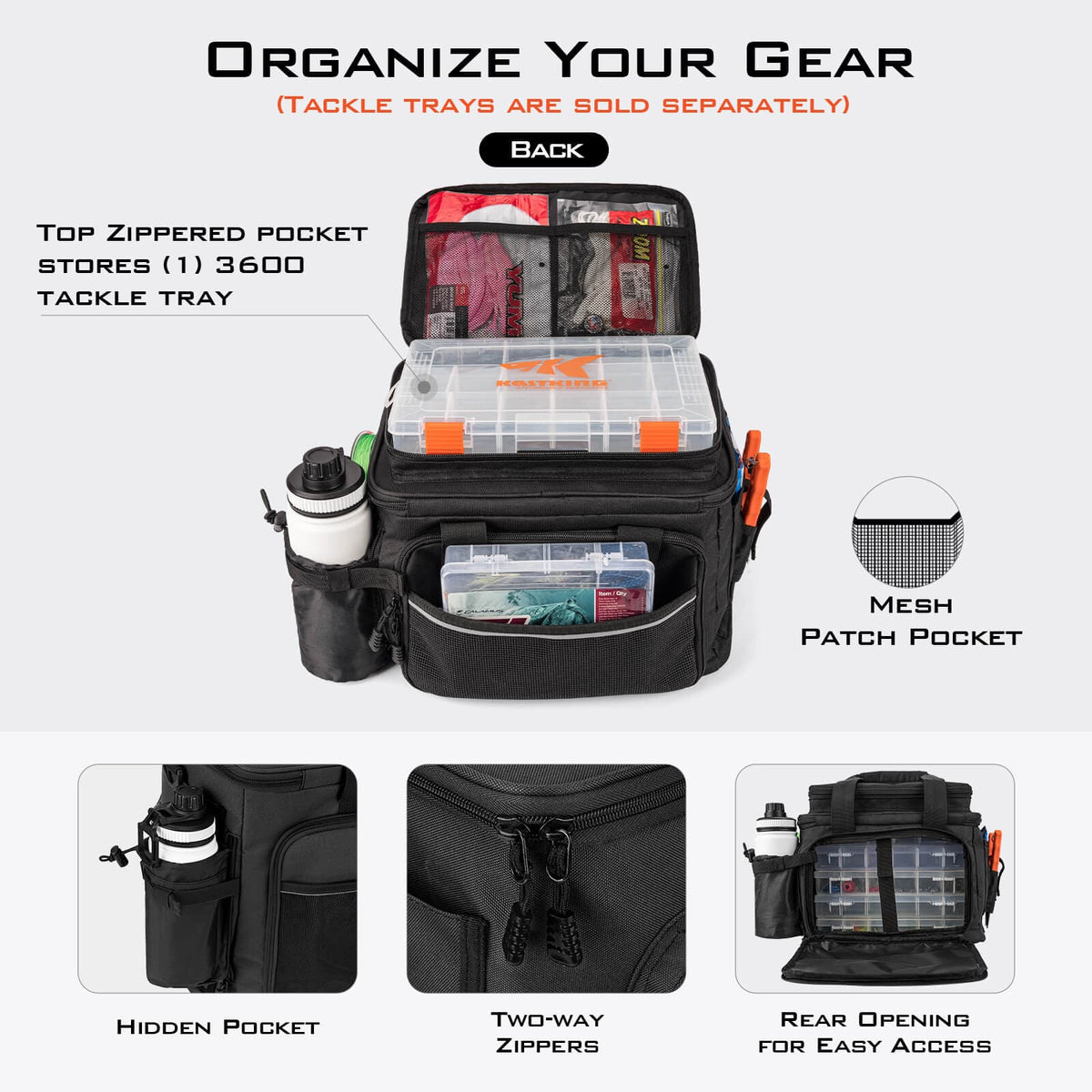 KastKing KarryAll Fishing Tackle Bags - Medium product image 5