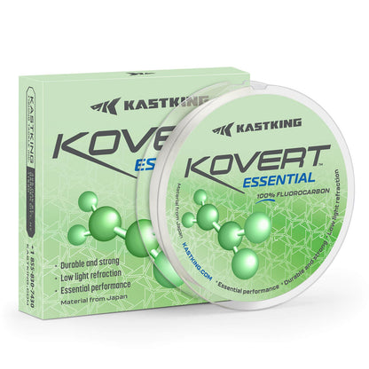 KastKing Kovert Essential 100% Fluorocarbon Fishing Line by KastKing