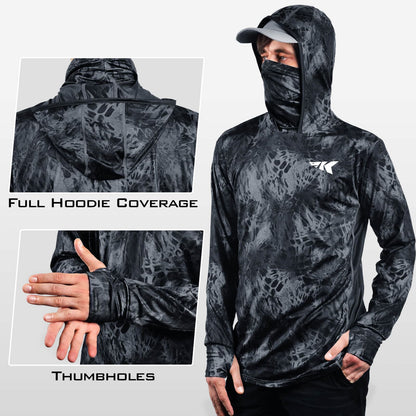 KastKing Men's Long Sleeve Fishing Shirt (With Neck Gaiter) product image 5