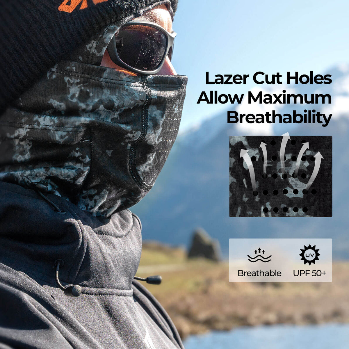 KastKing Winter Mountain Mist Balaclava product image 5