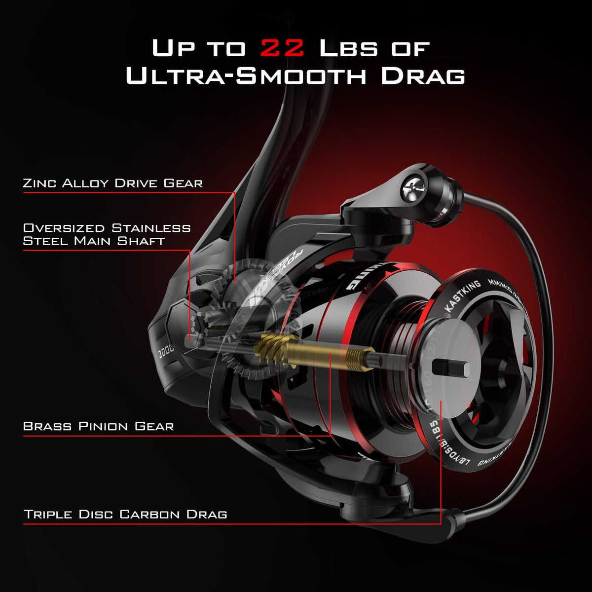 KastKing Royale Legend II Spinning Fishing Reel product image 4