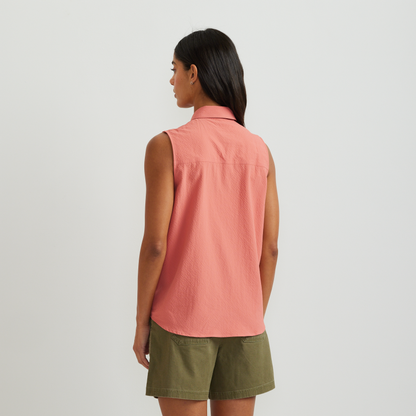 Eddie Bauer Women's Mountain 3.0 Sleeveless Shirt - Solid alternate view 1