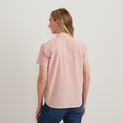Eddie Bauer Women's Mountain 3.0 Short-Sleeve Shirt - Print alternate view 5