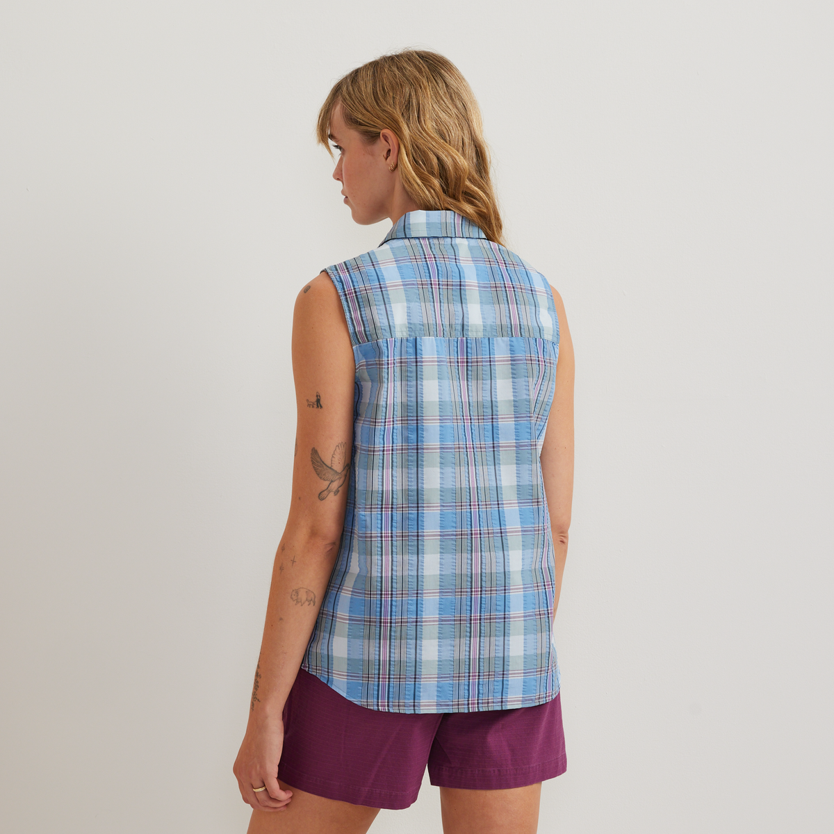 Eddie Bauer Women's Mountain 3.0 Sleeveless Shirt - Print alternate view 1