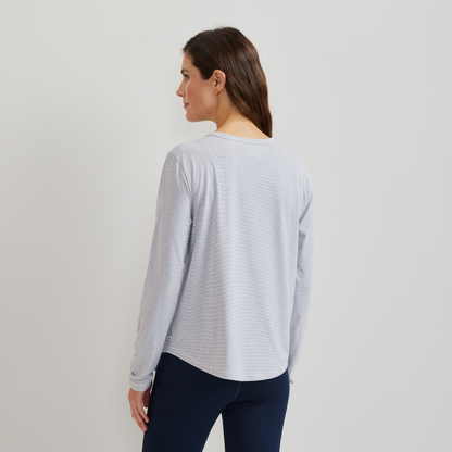 Eddie Bauer Women's Trek Light Hike Long-Sleeve Crewneck T-Shirt alternate view 1