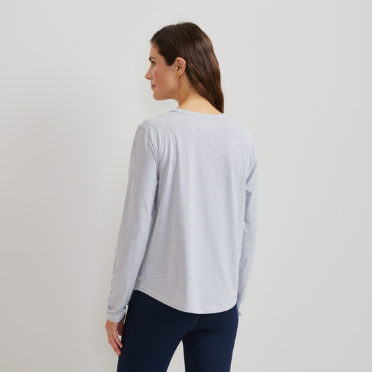 Eddie Bauer Women's Trek Light Hike Long-Sleeve Crewneck T-Shirt alternate view 1