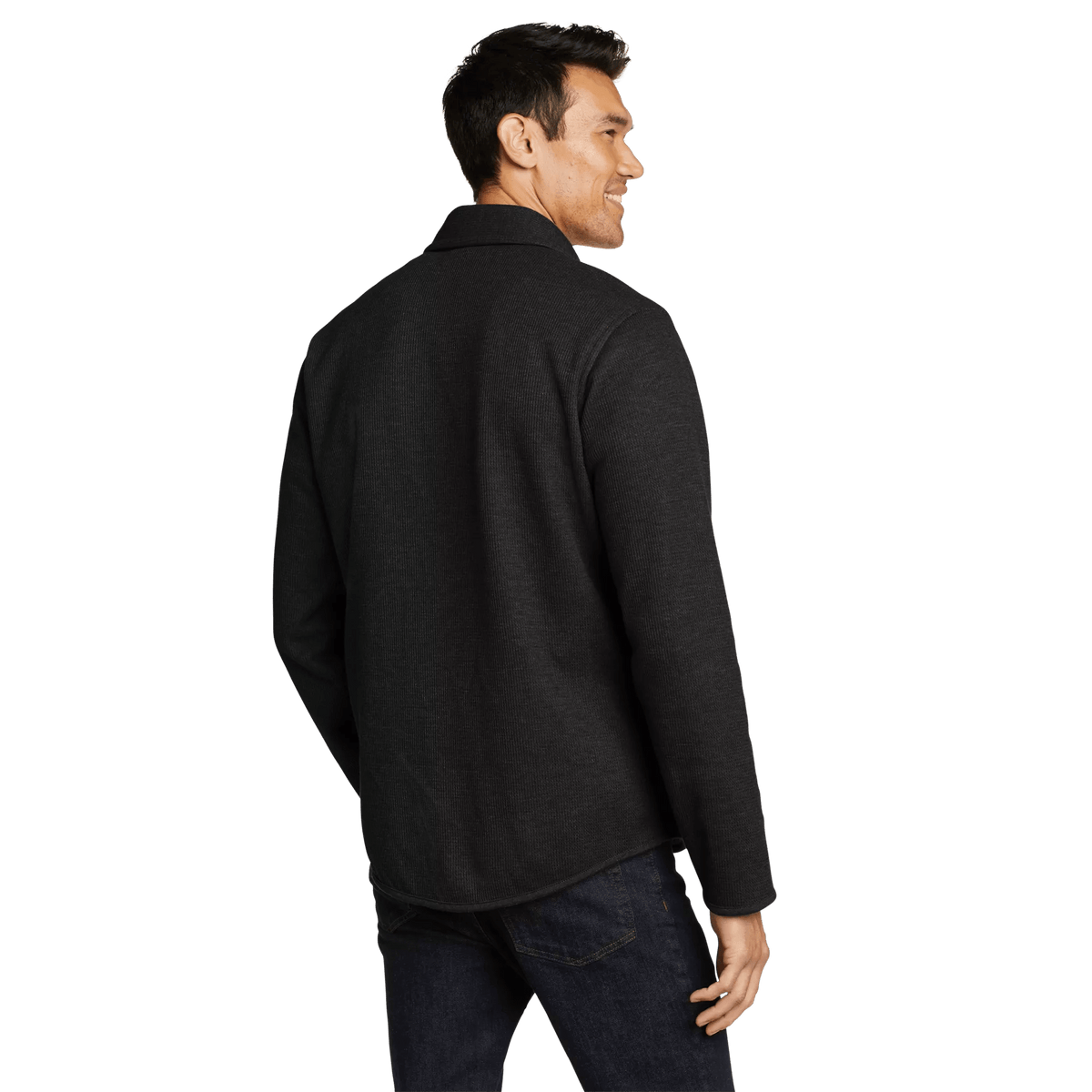 Eddie Bauer Men's Faux Shearling-Lined Thermal Shirt alternate view 1