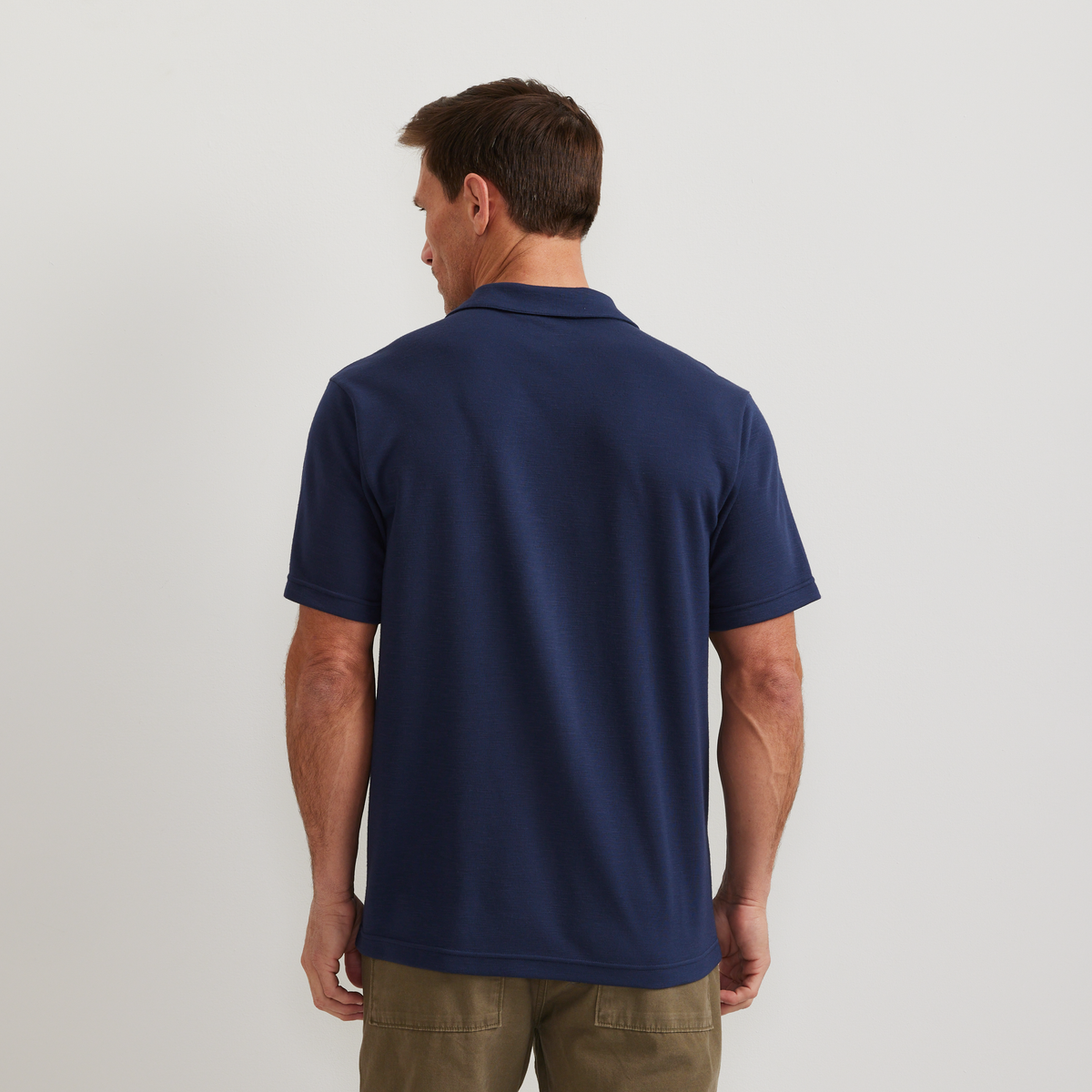 Eddie Bauer Men's Short Sleeve Journey Modal Polo Shirt alternate view 4