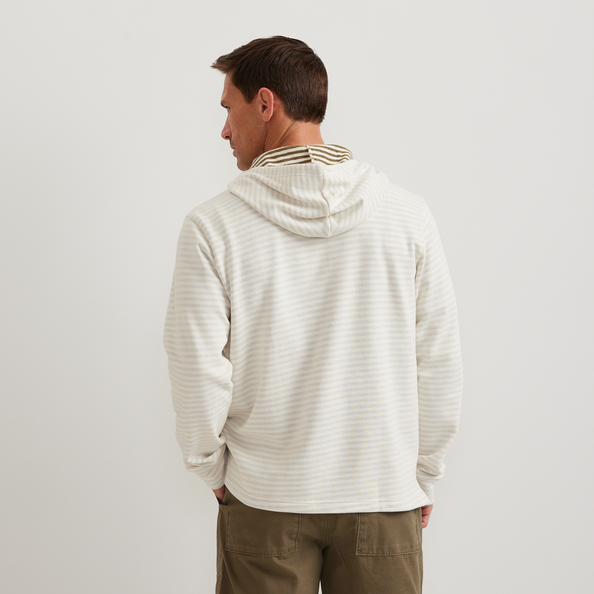 Eddie Bauer Men's Henley Hoodie alternate view 3