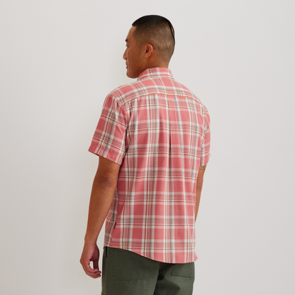 Eddie Bauer Men's Tidelands Short-Sleeve Yarn-Dyed Textured Shirt alternate view 5