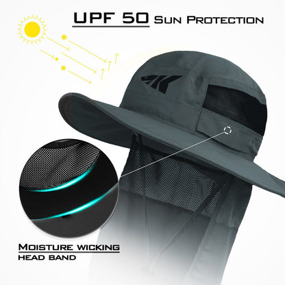 KastKing UPF 50 Boonie Hat Fishing Hat with Removable Neck Shield product image 5