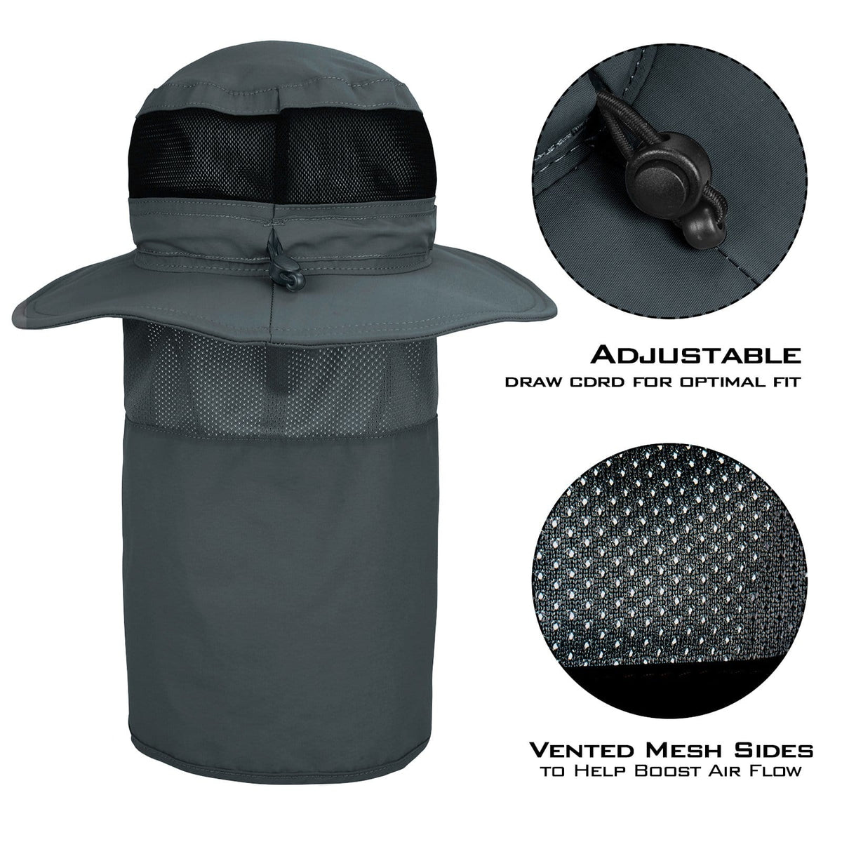 KastKing UPF 50 Boonie Hat Fishing Hat with Removable Neck Shield product image 6