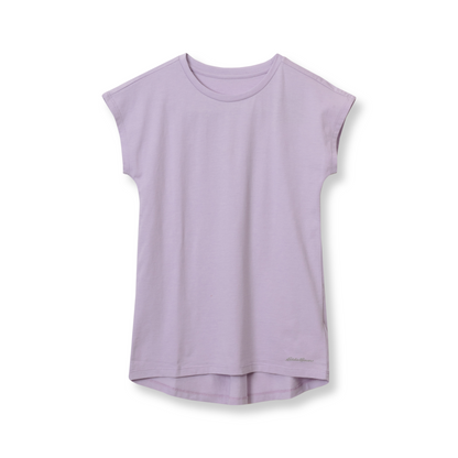 Eddie Bauer Girls Trail Short-Sleeve Pleated-Back Shirt alternate view 3