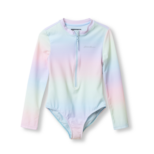 Eddie Bauer Girls Sea Spray Ls One Piece Swimsuit product image
