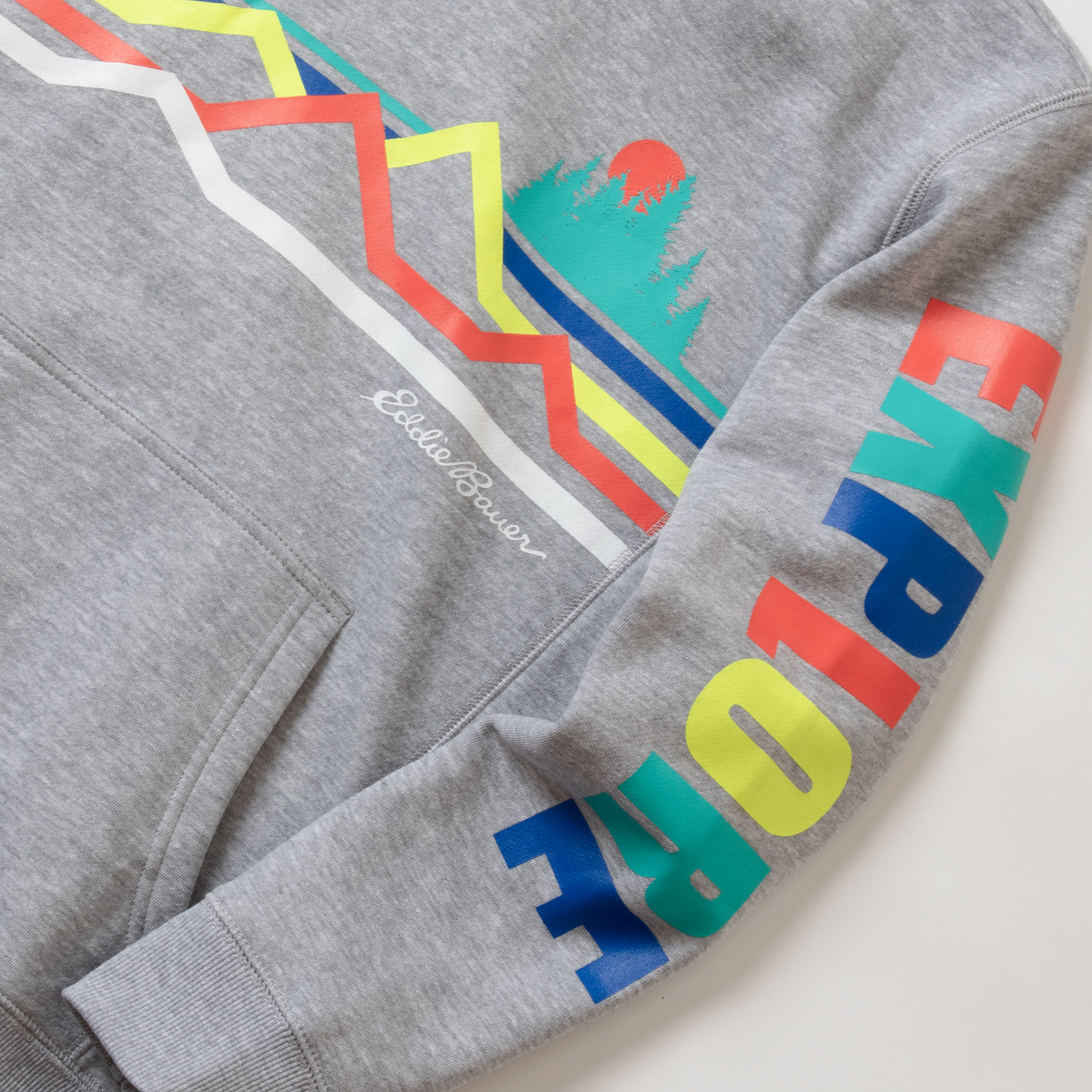 Eddie Bauer Boys Graphic Camp Fleece Hoodie alternate view 2