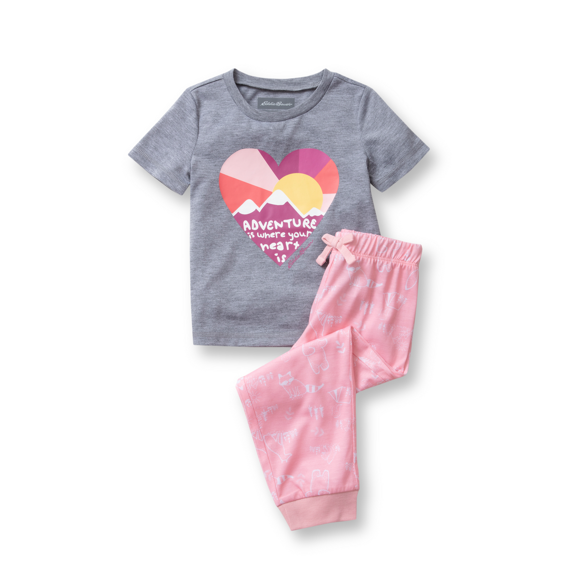 Eddie Bauer Toddler Girls Loose Fit Sleep Set alternate view 3