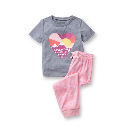Eddie Bauer Toddler Girls Loose Fit Sleep Set alternate view 3
