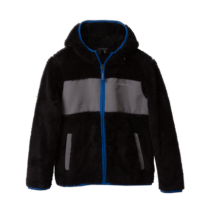 Eddie Bauer Boys Quest Fleece Plush Hooded Jacket product image