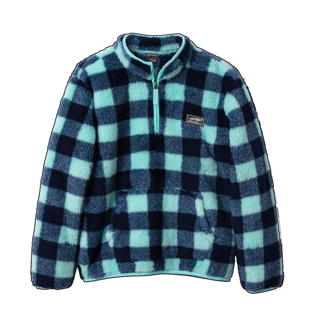 Eddie Bauer Kids Quest Fleece Plush 1/4-Zip Jacket - Print alternate view 3