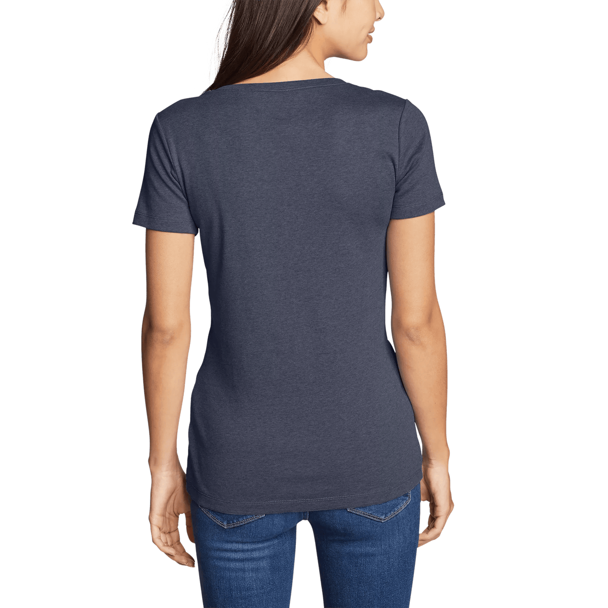 Eddie Bauer Women's Fav Short-Sleeve V-Neck T-Shirt alternate view 5