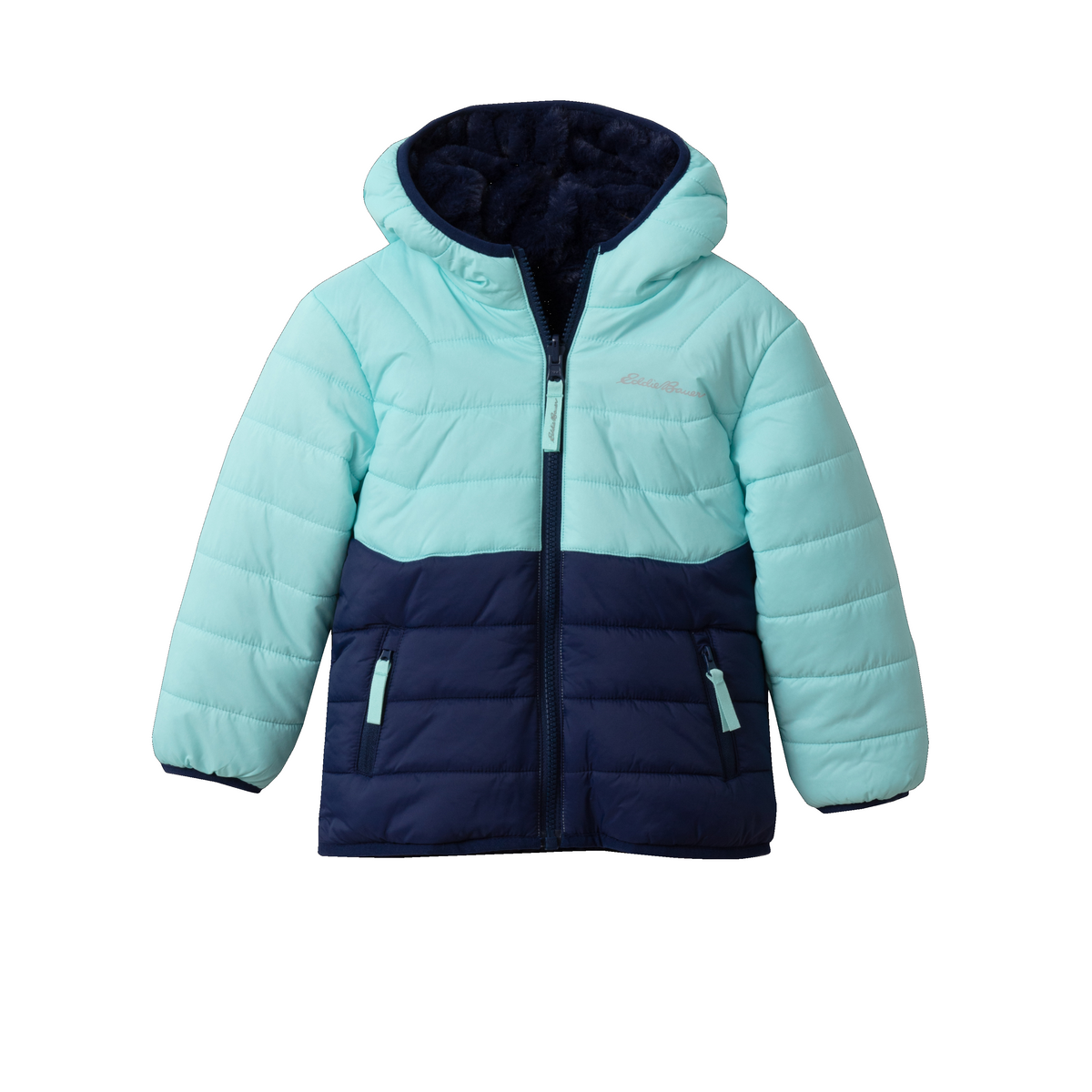 Eddie Bauer Toddler Girls Deer Harbor Reversible Hooded Jacket product image