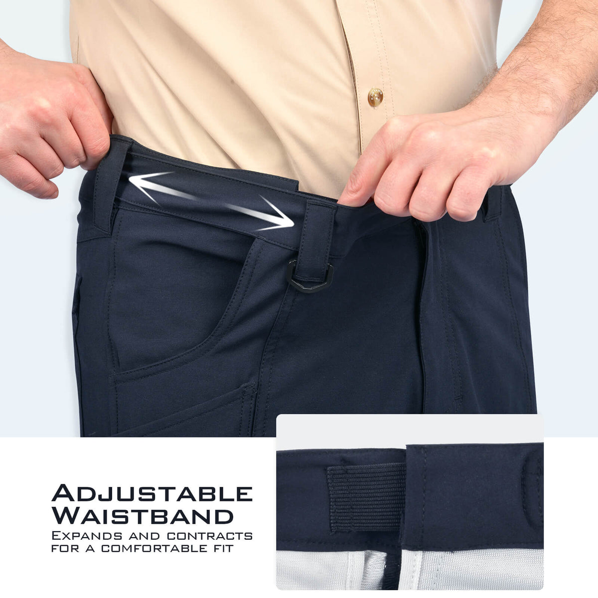 KastKing Men's Casual Hiking Cargo Shorts product image 6