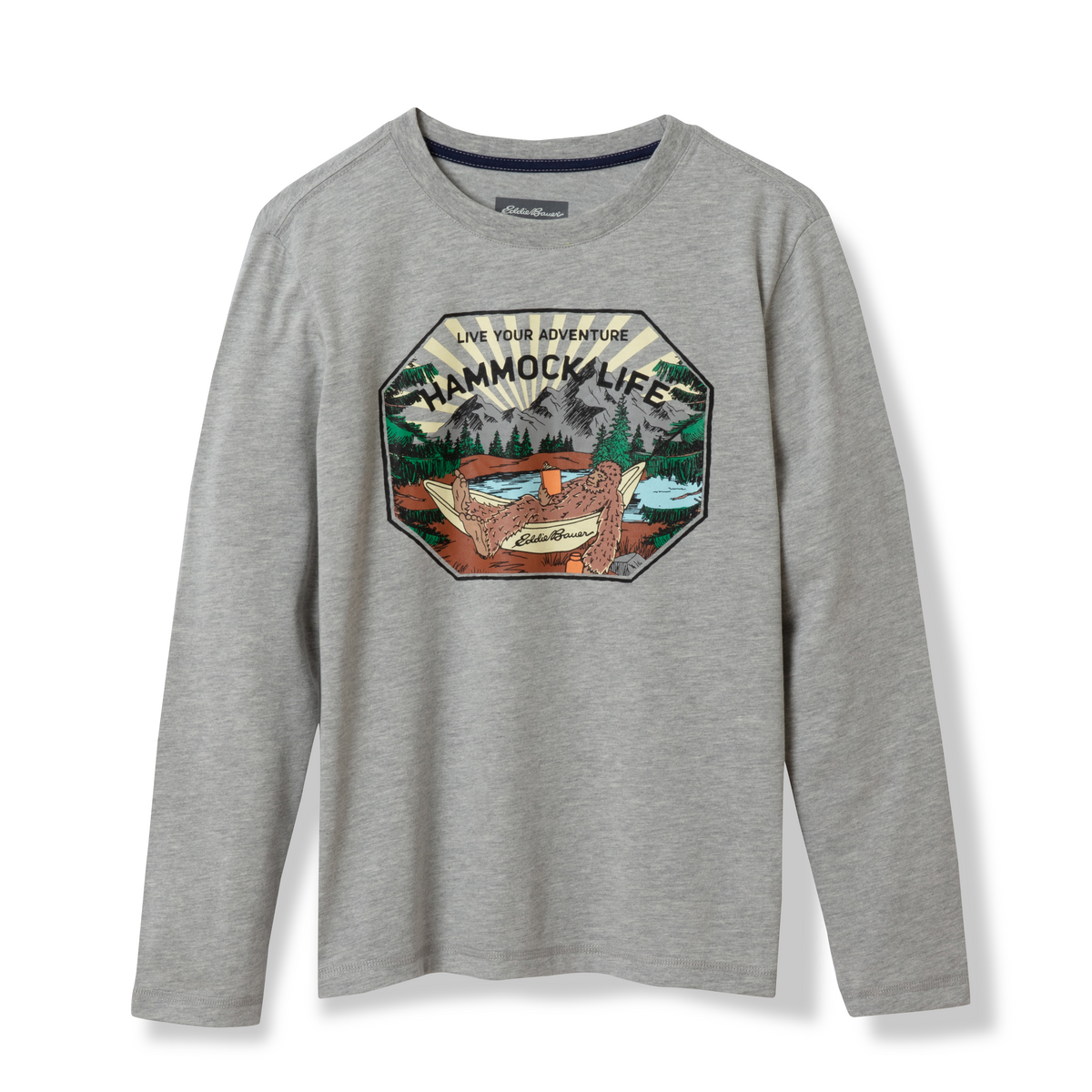Eddie Bauer Boys Graphic Long-Sleeve T-Shirt alternate view 2