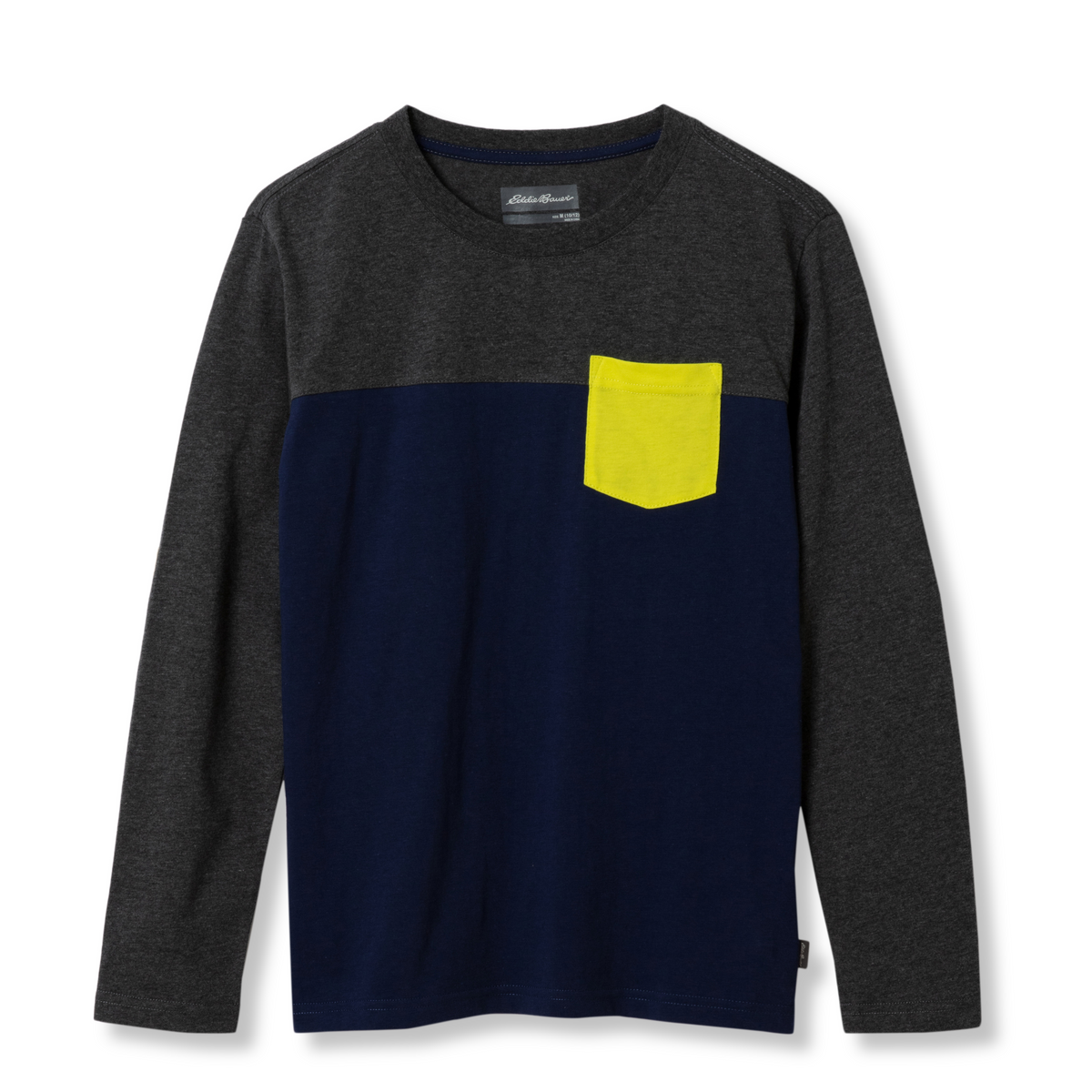 Eddie Bauer Boys Territory Long-Sleeve Pocket T-Shirt alternate view 2