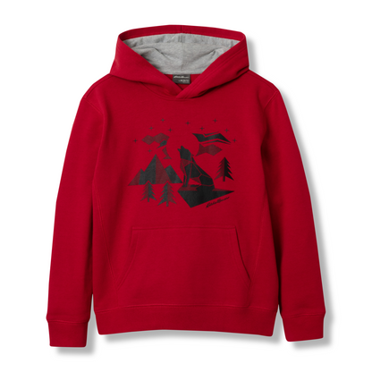 Eddie Bauer Boys Graphic Camp Fleece Hoodie alternate view 2