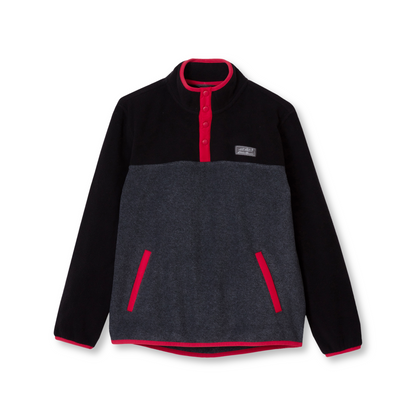 Eddie Bauer Boys Quest Fleece Snap Neck alternate view 4