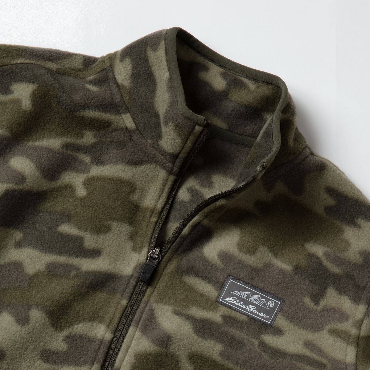 Eddie Bauer Boys Quest Fleece Full-Zip - Camo alternate view 1